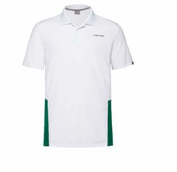 HEAD Club Tech Polo Shirt M White Green