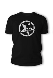 Koszulka T-shirt Tigerwood Military Punisher czarna (TW.MIL-PUN-BLK.H)