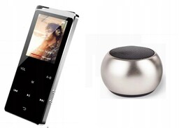 Odtwarzacz MP4 Bluetooth 8GB Srebrny Głośnik Bt