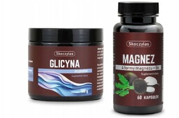 Glicyna Proszek TRYPTOFAN i Magnez 4 formy -