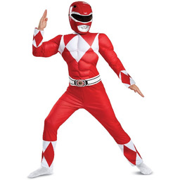 Strój Red Ranger Classic Muscle - Power Rangers