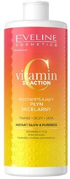 EVELINE Vitamin C 3x Action Rozświetlający płyn micelarny,