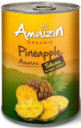 Amaizin Ananas plastry w soku własnym 400 g