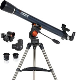 Celestron 21061 AstroMaster 70AZ Refractor Telescope, Dark Blue