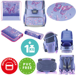 Zestaw tornister plecak szkolny Loop Plus Butterfly Paradise