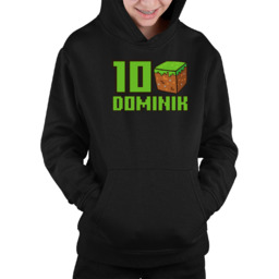 Urodzinowa bluza z imieniem dla fanów minecraft -