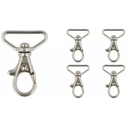 Karabinek 24x40mm karabińczyk zapięcie 5szt Rybka