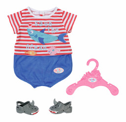 BABY born Bath Pyjamas wShoes blue 43cm