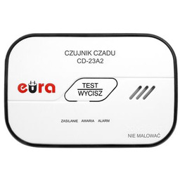 Czujnik czadu ''Eura'' CD-23A2 wolnostojący, bateryjny DC 3