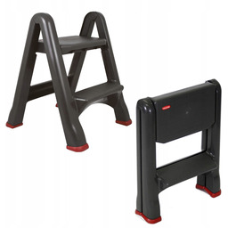 Drabina składana Domowa Stołek 2-stopniowy Drabinka do trampolin
