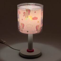 Dalber Lampa stołowa Unicorns, fioletowy / różowy /