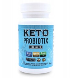 KETO PROBIOTIX PROBIOTYK naturalne zdrowe odchudzanie 30 kapsułek