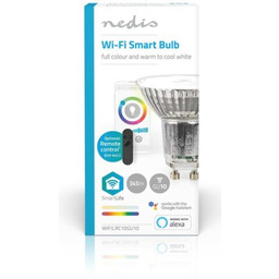 NEDIS Inteligentna żarówka LED SmartLife WIFILRC10GU10 5W GU10