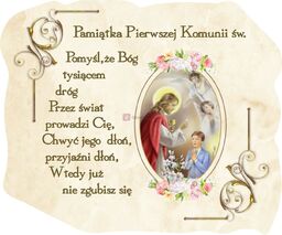 MAGNES - Pamiątka I Komunii Św. (chłopiec) 11x9cm