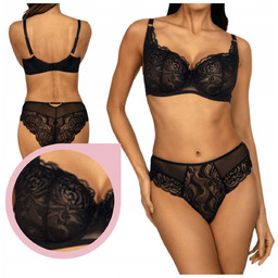 Ewa Bień MARISA B139 biustonosz balkonetka halfcup czarny