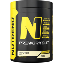 Nutrend N1 Pre-Workout 510 g grejpfrut
