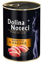 DOLINA NOTECI Karma dla kota Premium Kaczka 400
