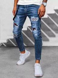 Spodnie męskie jeansowe niebieskie Dstreet UX3933-31