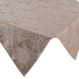 EUROFIRANY Obrus Isla 85 x 85 cm Ciemnobeżowo-biały