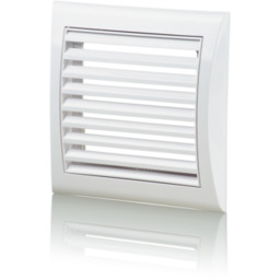 Kratka 150 x 150 mm z siatką biała