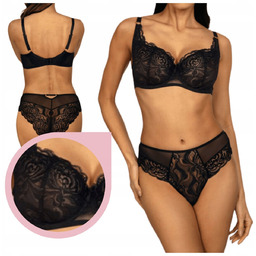 Ewa Bień MARISA B139 biustonosz balkonetka halfcup czarny