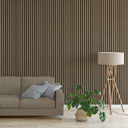Fornirowany Panel Akustyczny Lameo 60x60 Orzech Amerykański A02