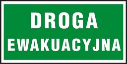 Z-40E - Znak ewakuacyjny Droga ewakuacyjna