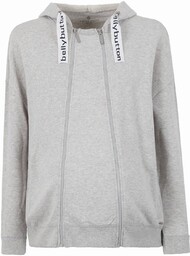 Rozpinana bluza ciążowa z kapturem szara Bellybutton Maternity,