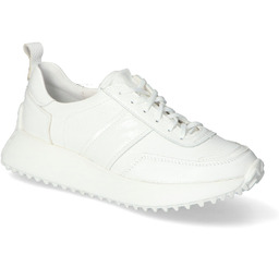 Sneakersy Tuomo GOLD Białe lakier