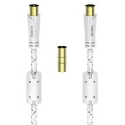 HAMA Kabel antenowy gniazdo - wtyk 122447 3