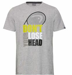 HEAD Return T-shirt M Grey Melange 2020