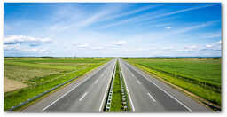 Foto obraz szkło hartowane Autostrada