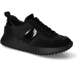 Sneakersy Tuomo GOLD Czarne lakier