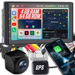 Radio Samochodowe Android 13 2 Din CarPlay Android