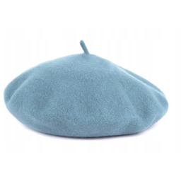 Beret Damski Klasyczny Francuski Wełniany Zimowy Jesienny Wiosenny