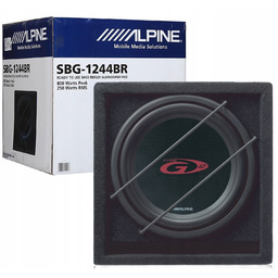 Subwoofer Alpine SBG-1244BR Skrzynia basowa Subwoofer 30 cm