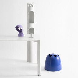 Lampa Stołowe Artemide, Dalú, fioletowy, salon, tworzywo sztuczne,