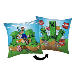 Jerry Fabrics Poduszka dziecięca 40x40 Minecraft Pośpiech Creepera