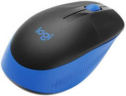 Logitech Mysz bezprzewodowa M190 czarno-niebieska (910-005907)