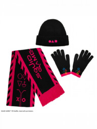Zestaw podarunkowy Squid Game - Winter Set (czapka,