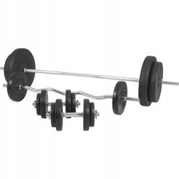 Zestaw 98 Kg sztanga hantle 4x gryf 14x