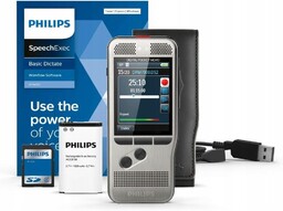Philips DPM7000 dyktafon cyfrowy, 2 mikrofony do nagrywania