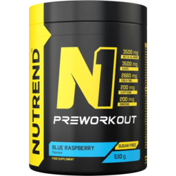 Nutrend N1 Pre-Workout 510 g niebieska malina