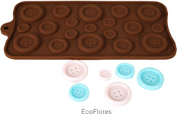 Forma, foremka silikonowa Guziki*