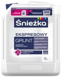 ŚNIEŻKA Grunt Ekspresowy głęboko penetrujący 5L