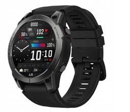 ZEBLAZE, Smartwatch Zegarek sportowy Stratos 3, czarny