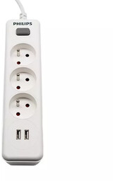 Philips SPN3032WA/60 Przedłużacz Sieciowy 3 Gniazda + 2