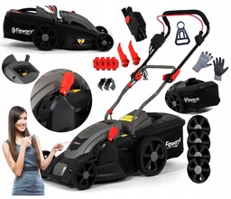 Indukcyjna Kosiarka Elektryczna Do Trawy 38cm Kosz 40L