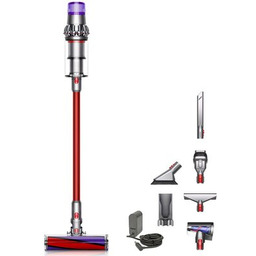Dyson V11 Fluffy Nikiel/Czerwień