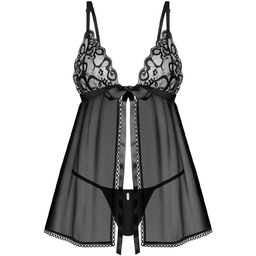 Babydoll i stringi M/L Blomentis Obsessive